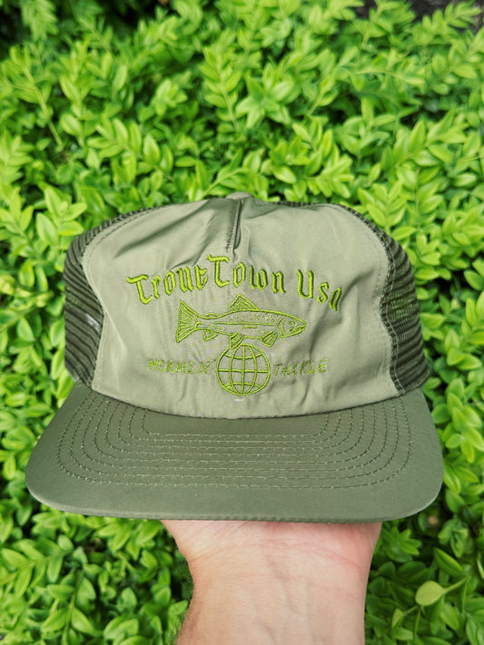 TroutTown Usa Field Cap