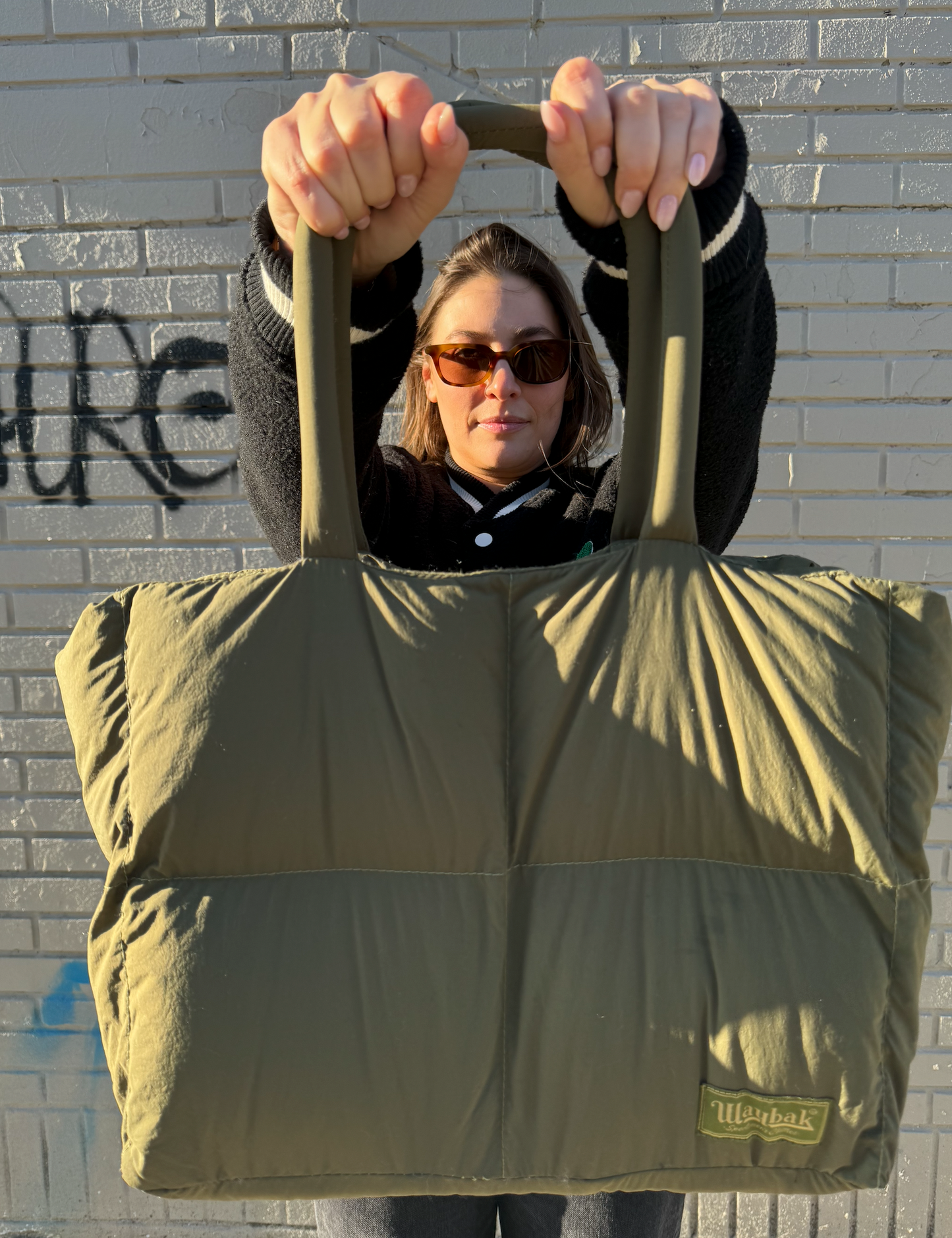 Waybak Aunt Bertha's Puffer Tote Bag